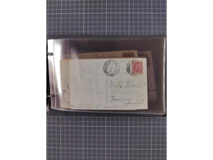 Italien: 1899/1939, interessante Sammlung der Inlands-Schiffspost mit ca. 100 Karten und GSK, dabei viele verschiedene und kl