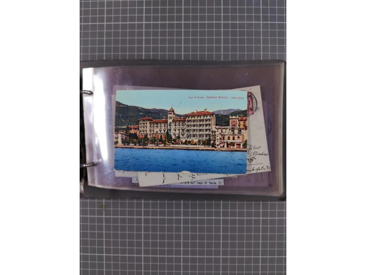 Italien: 1899/1939, interessante Sammlung der Inlands-Schiffspost mit ca. 100 Karten und GSK, dabei viele verschiedene und kl