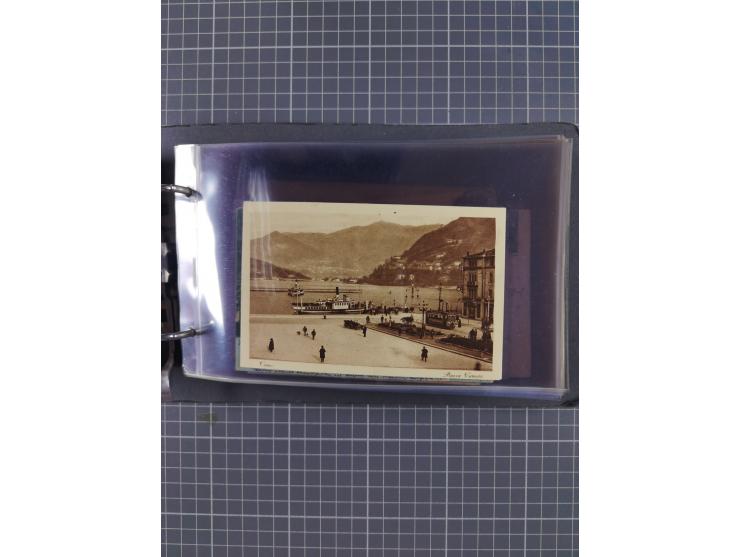 Italien: 1899/1939, interessante Sammlung der Inlands-Schiffspost mit ca. 100 Karten und GSK, dabei viele verschiedene und kl
