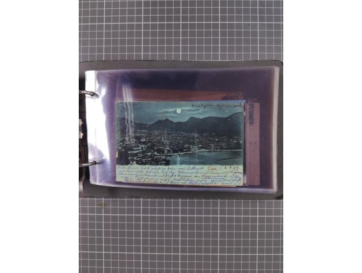 Italien: 1899/1939, interessante Sammlung der Inlands-Schiffspost mit ca. 100 Karten und GSK, dabei viele verschiedene und kl