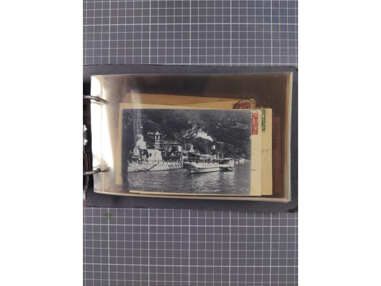 Italien: 1899/1939, interessante Sammlung der Inlands-Schiffspost mit ca. 100 Karten und GSK, dabei viele verschiedene und kl