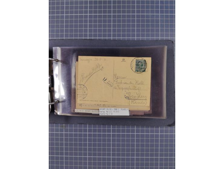 Italien: 1899/1939, interessante Sammlung der Inlands-Schiffspost mit ca. 100 Karten und GSK, dabei viele verschiedene und kl