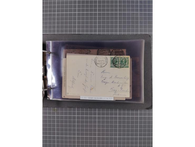 Italien: 1899/1939, interessante Sammlung der Inlands-Schiffspost mit ca. 100 Karten und GSK, dabei viele verschiedene und kl