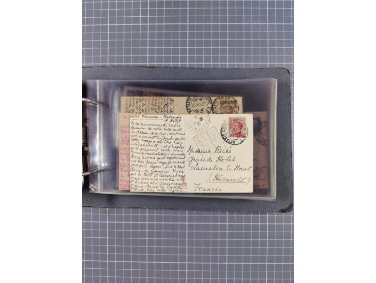 Italien: 1899/1939, interessante Sammlung der Inlands-Schiffspost mit ca. 100 Karten und GSK, dabei viele verschiedene und kl