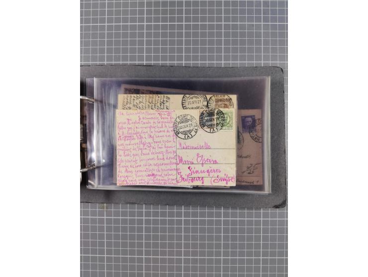 Italien: 1899/1939, interessante Sammlung der Inlands-Schiffspost mit ca. 100 Karten und GSK, dabei viele verschiedene und kl