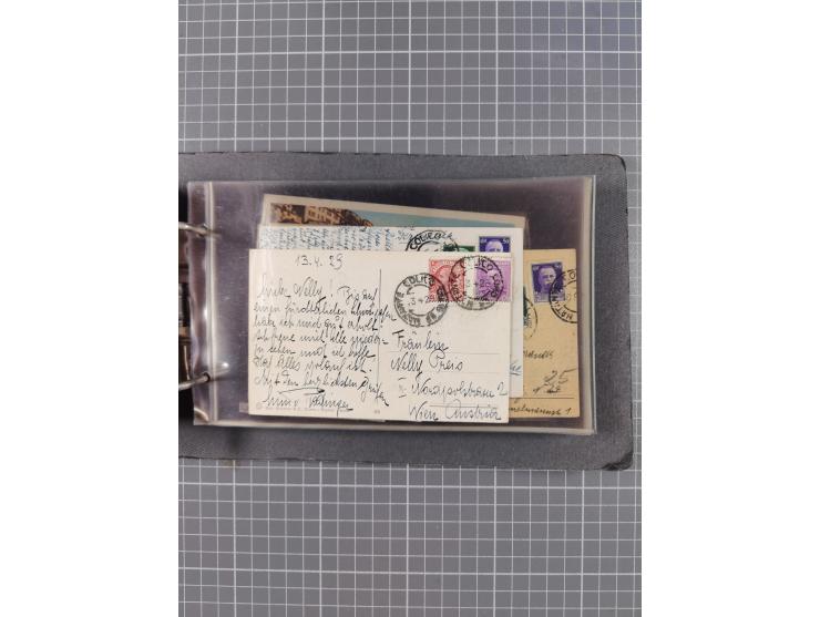 Italien: 1899/1939, interessante Sammlung der Inlands-Schiffspost mit ca. 100 Karten und GSK, dabei viele verschiedene und kl