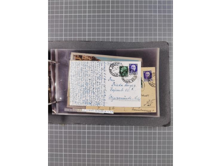 Italien: 1899/1939, interessante Sammlung der Inlands-Schiffspost mit ca. 100 Karten und GSK, dabei viele verschiedene und kl