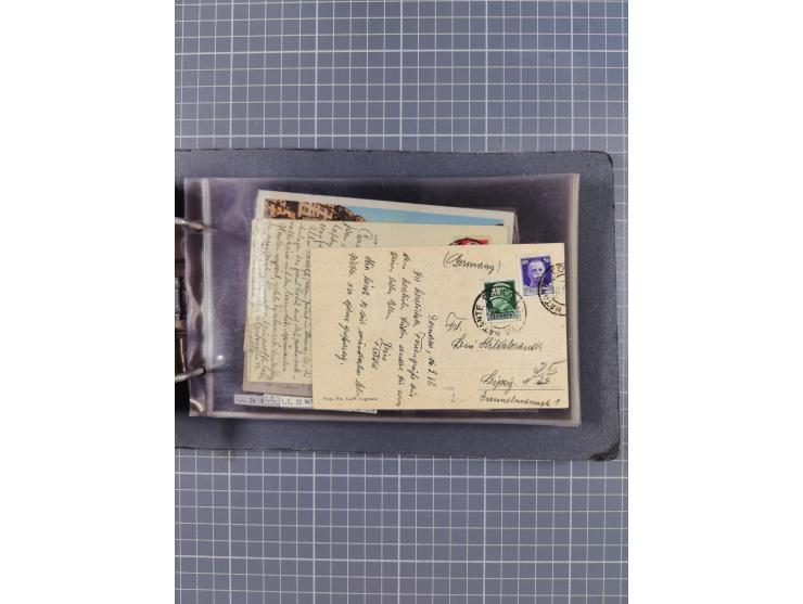 Italien: 1899/1939, interessante Sammlung der Inlands-Schiffspost mit ca. 100 Karten und GSK, dabei viele verschiedene und kl