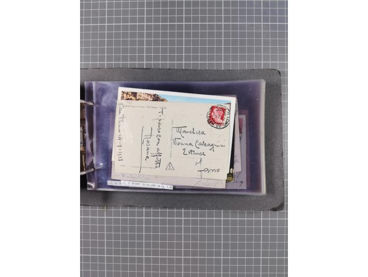 Italien: 1899/1939, interessante Sammlung der Inlands-Schiffspost mit ca. 100 Karten und GSK, dabei viele verschiedene und kl