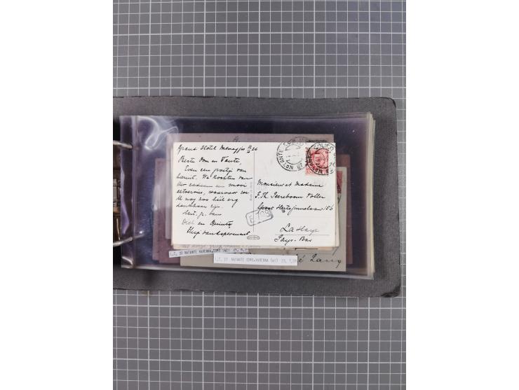 Italien: 1899/1939, interessante Sammlung der Inlands-Schiffspost mit ca. 100 Karten und GSK, dabei viele verschiedene und kl