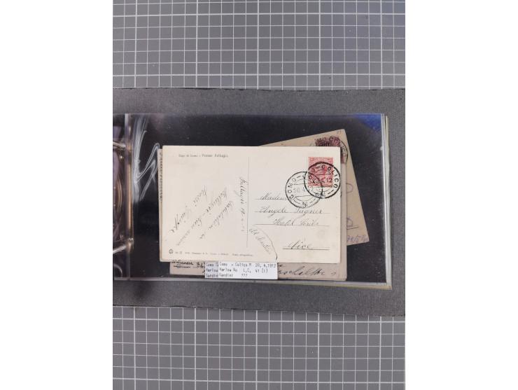 Italien: 1899/1939, interessante Sammlung der Inlands-Schiffspost mit ca. 100 Karten und GSK, dabei viele verschiedene und kl