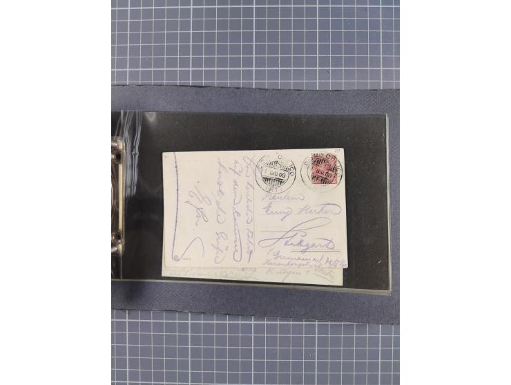 Italien: 1899/1939, interessante Sammlung der Inlands-Schiffspost mit ca. 100 Karten und GSK, dabei viele verschiedene und kl