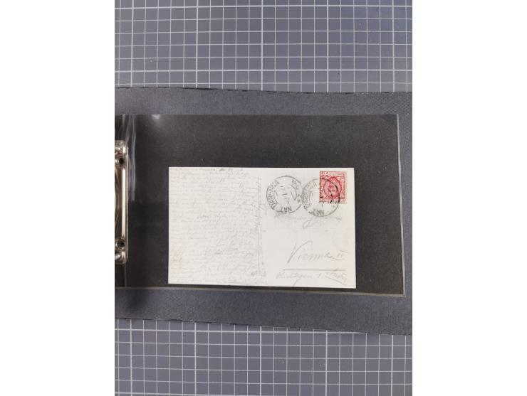 Italien: 1899/1939, interessante Sammlung der Inlands-Schiffspost mit ca. 100 Karten und GSK, dabei viele verschiedene und kl