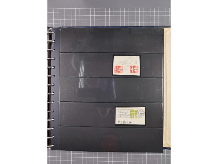 1872/1939, kleiner Bestand mit ca. 80 Briefen, Karten und GSK sowie vielen losen Marken und Briefstücken mit Schiffspoststemp