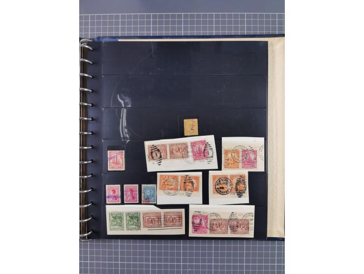 1872/1939, kleiner Bestand mit ca. 80 Briefen, Karten und GSK sowie vielen losen Marken und Briefstücken mit Schiffspoststemp