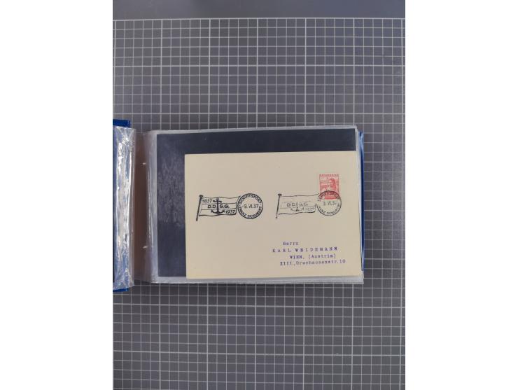 1829/1970 (ca.), interessanter Bestand mit über 100 Briefen, Karten und Ganzsachen inkl. Belege mit handschriftlichen Leitver