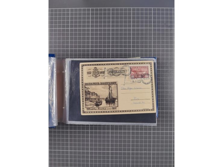 1829/1970 (ca.), interessanter Bestand mit über 100 Briefen, Karten und Ganzsachen inkl. Belege mit handschriftlichen Leitver