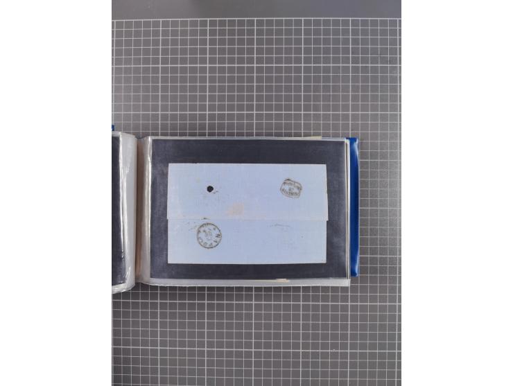 1829/1970 (ca.), interessanter Bestand mit über 100 Briefen, Karten und Ganzsachen inkl. Belege mit handschriftlichen Leitver