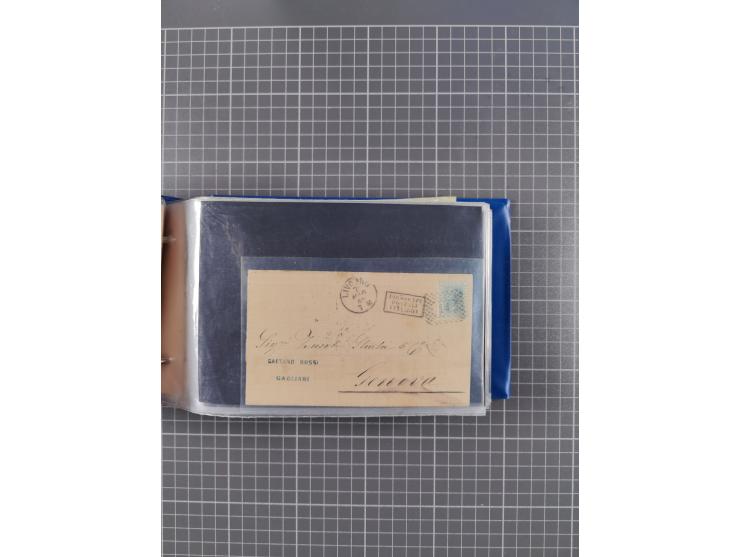 1829/1970 (ca.), interessanter Bestand mit über 100 Briefen, Karten und Ganzsachen inkl. Belege mit handschriftlichen Leitver