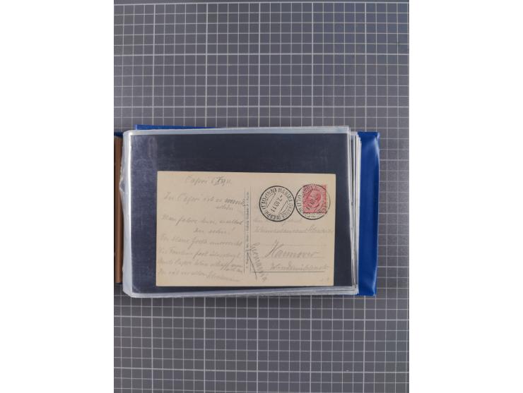 1829/1970 (ca.), interessanter Bestand mit über 100 Briefen, Karten und Ganzsachen inkl. Belege mit handschriftlichen Leitver