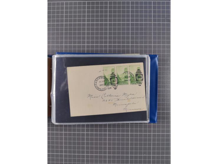 1829/1970 (ca.), interessanter Bestand mit über 100 Briefen, Karten und Ganzsachen inkl. Belege mit handschriftlichen Leitver