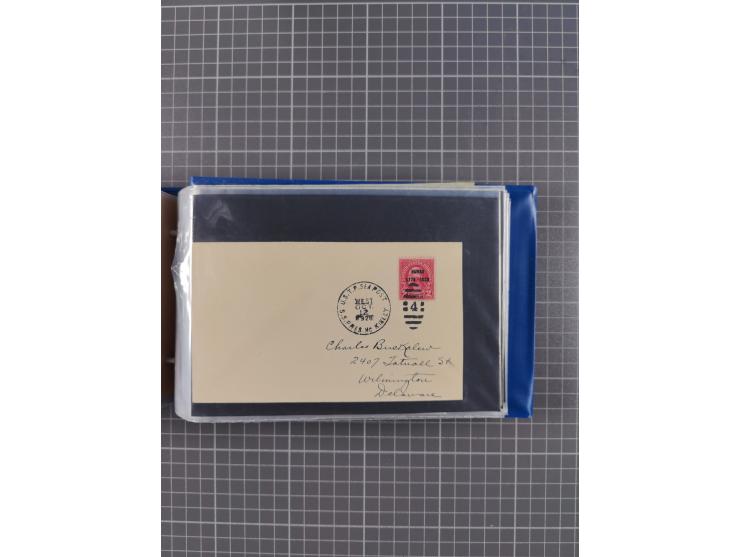 1829/1970 (ca.), interessanter Bestand mit über 100 Briefen, Karten und Ganzsachen inkl. Belege mit handschriftlichen Leitver