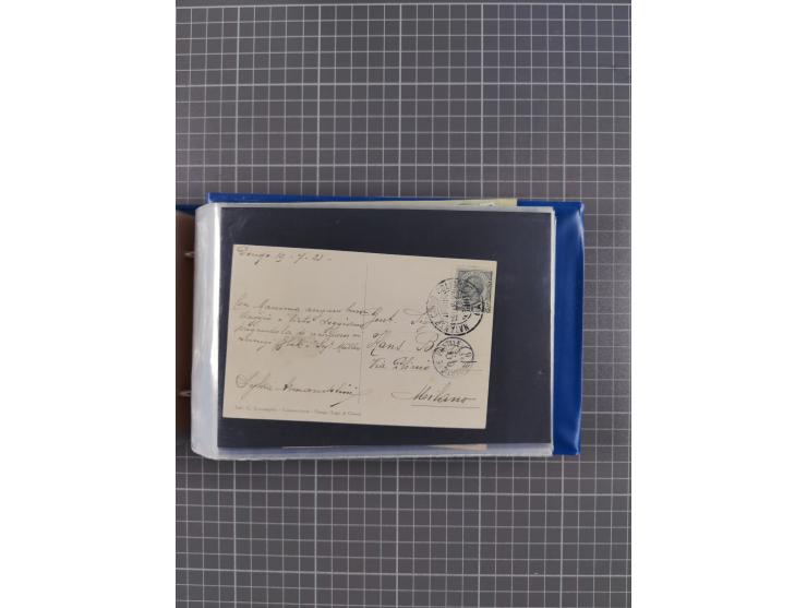 1829/1970 (ca.), interessanter Bestand mit über 100 Briefen, Karten und Ganzsachen inkl. Belege mit handschriftlichen Leitver