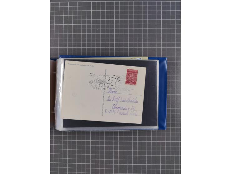 1829/1970 (ca.), interessanter Bestand mit über 100 Briefen, Karten und Ganzsachen inkl. Belege mit handschriftlichen Leitver