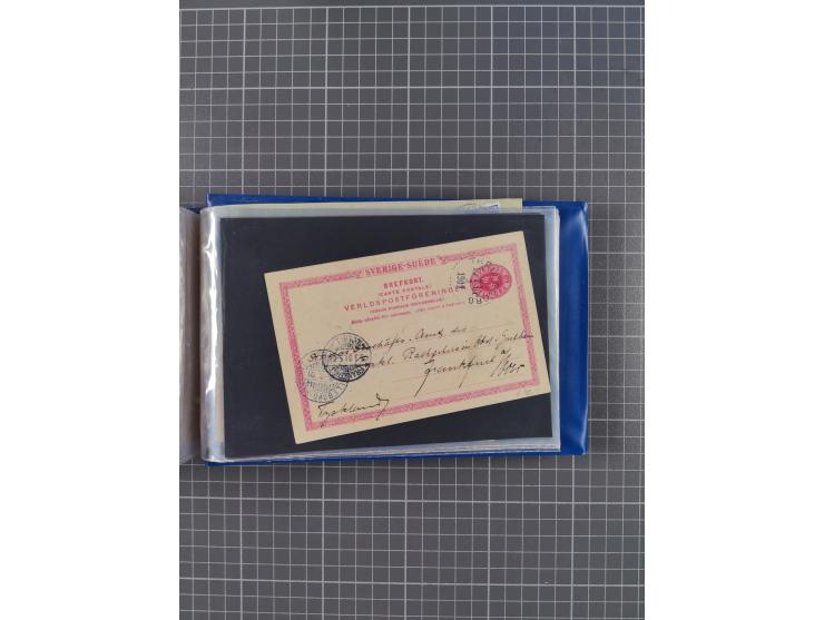 1829/1970 (ca.), interessanter Bestand mit über 100 Briefen, Karten und Ganzsachen inkl. Belege mit handschriftlichen Leitver