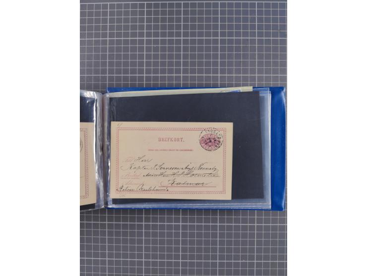 1829/1970 (ca.), interessanter Bestand mit über 100 Briefen, Karten und Ganzsachen inkl. Belege mit handschriftlichen Leitver