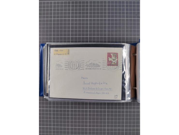 1829/1970 (ca.), interessanter Bestand mit über 100 Briefen, Karten und Ganzsachen inkl. Belege mit handschriftlichen Leitver