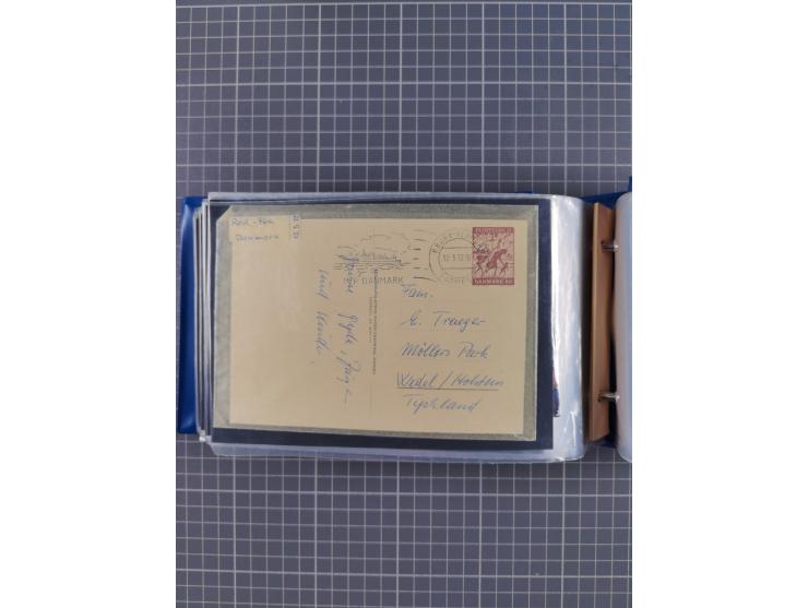 1829/1970 (ca.), interessanter Bestand mit über 100 Briefen, Karten und Ganzsachen inkl. Belege mit handschriftlichen Leitver