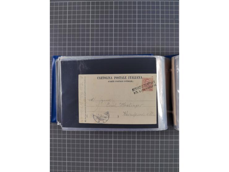 1829/1970 (ca.), interessanter Bestand mit über 100 Briefen, Karten und Ganzsachen inkl. Belege mit handschriftlichen Leitver