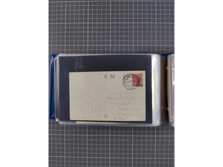 1829/1970 (ca.), interessanter Bestand mit über 100 Briefen, Karten und Ganzsachen inkl. Belege mit handschriftlichen Leitver