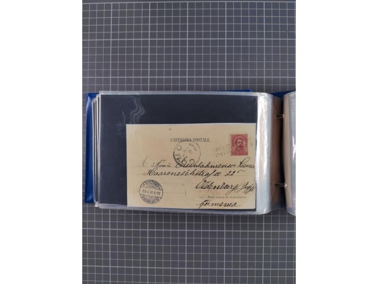 1829/1970 (ca.), interessanter Bestand mit über 100 Briefen, Karten und Ganzsachen inkl. Belege mit handschriftlichen Leitver