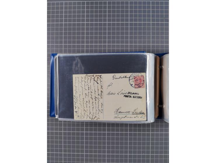 1829/1970 (ca.), interessanter Bestand mit über 100 Briefen, Karten und Ganzsachen inkl. Belege mit handschriftlichen Leitver