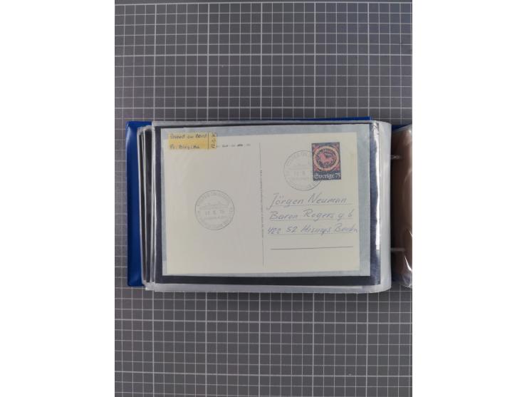 1829/1970 (ca.), interessanter Bestand mit über 100 Briefen, Karten und Ganzsachen inkl. Belege mit handschriftlichen Leitver