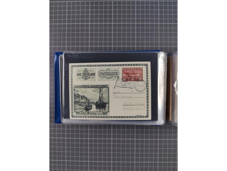 1829/1970 (ca.), interessanter Bestand mit über 100 Briefen, Karten und Ganzsachen inkl. Belege mit handschriftlichen Leitver