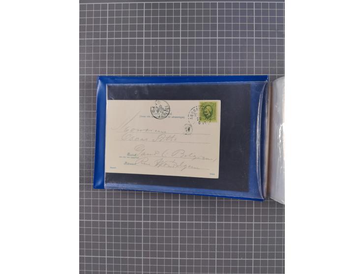 1829/1970 (ca.), interessanter Bestand mit über 100 Briefen, Karten und Ganzsachen inkl. Belege mit handschriftlichen Leitver