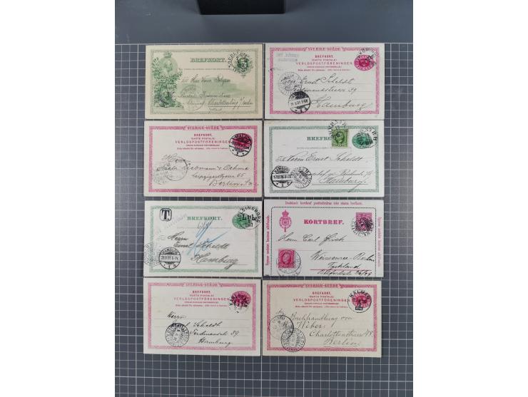 1829/1970 (ca.), interessanter Bestand mit über 100 Briefen, Karten und Ganzsachen inkl. Belege mit handschriftlichen Leitver