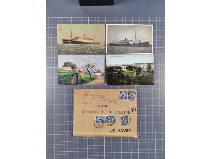 1829/1970 (ca.), interessanter Bestand mit über 100 Briefen, Karten und Ganzsachen inkl. Belege mit handschriftlichen Leitver