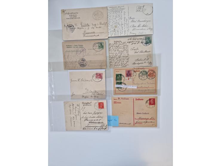 1893/1945 (ca.), interessanter Bestand mit ca. 100 Briefen, Karten und GSK mit Schwerpunkt bis in die 1930er-Jahre. Dabei u.a