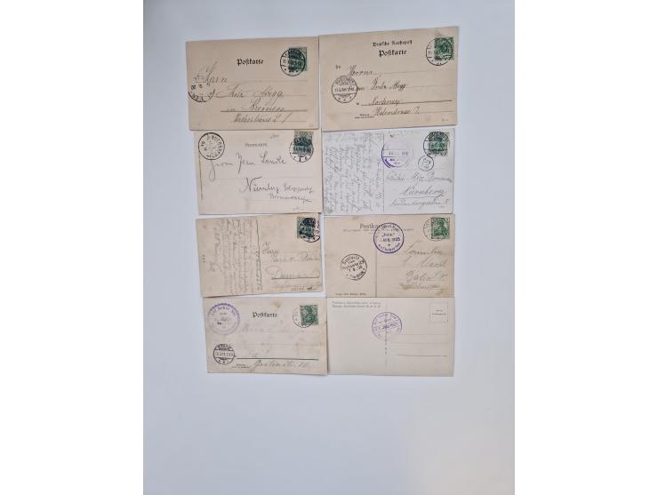 1893/1945 (ca.), interessanter Bestand mit ca. 100 Briefen, Karten und GSK mit Schwerpunkt bis in die 1930er-Jahre. Dabei u.a