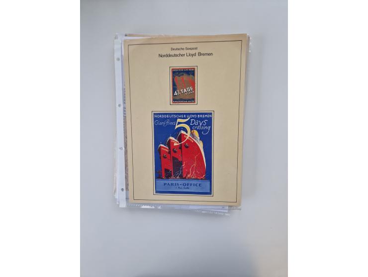 1893/1945 (ca.), interessanter Bestand mit ca. 100 Briefen, Karten und GSK mit Schwerpunkt bis in die 1930er-Jahre. Dabei u.a