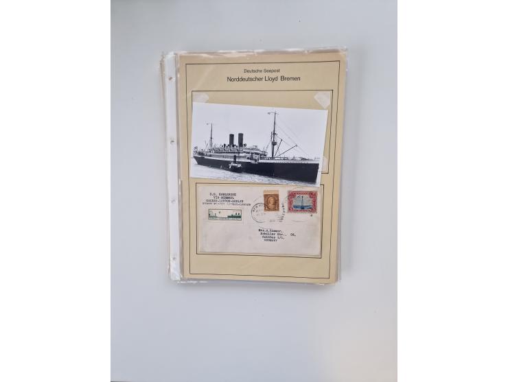 1893/1945 (ca.), interessanter Bestand mit ca. 100 Briefen, Karten und GSK mit Schwerpunkt bis in die 1930er-Jahre. Dabei u.a