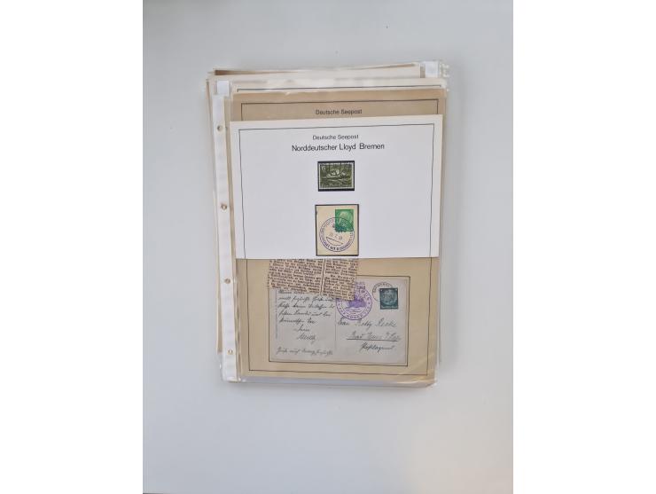 1893/1945 (ca.), interessanter Bestand mit ca. 100 Briefen, Karten und GSK mit Schwerpunkt bis in die 1930er-Jahre. Dabei u.a