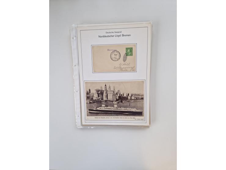 1893/1945 (ca.), interessanter Bestand mit ca. 100 Briefen, Karten und GSK mit Schwerpunkt bis in die 1930er-Jahre. Dabei u.a
