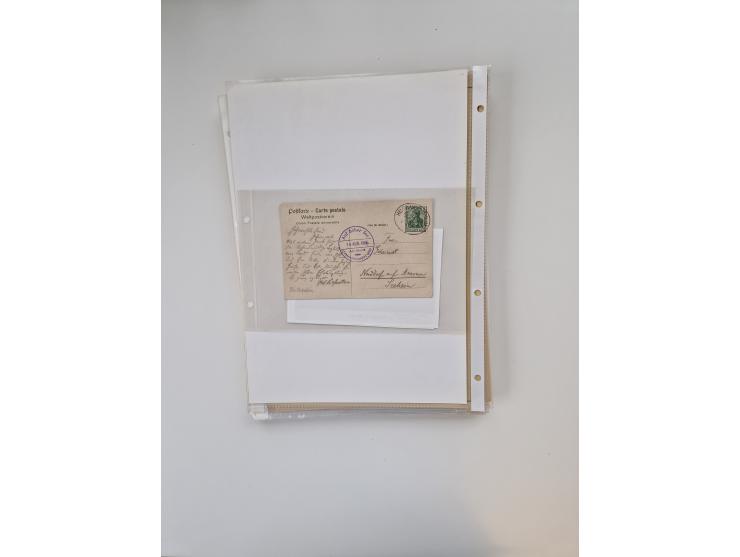1893/1945 (ca.), interessanter Bestand mit ca. 100 Briefen, Karten und GSK mit Schwerpunkt bis in die 1930er-Jahre. Dabei u.a