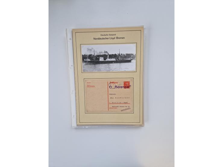 1893/1945 (ca.), interessanter Bestand mit ca. 100 Briefen, Karten und GSK mit Schwerpunkt bis in die 1930er-Jahre. Dabei u.a