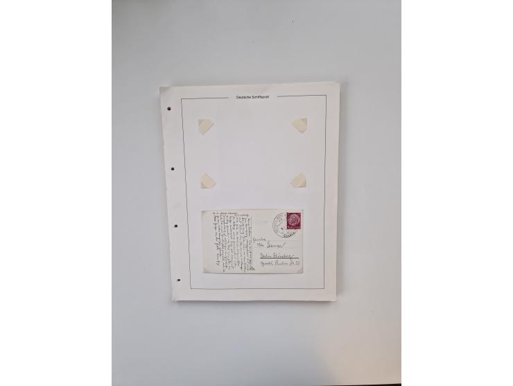 1893/1945 (ca.), interessanter Bestand mit ca. 100 Briefen, Karten und GSK mit Schwerpunkt bis in die 1930er-Jahre. Dabei u.a
